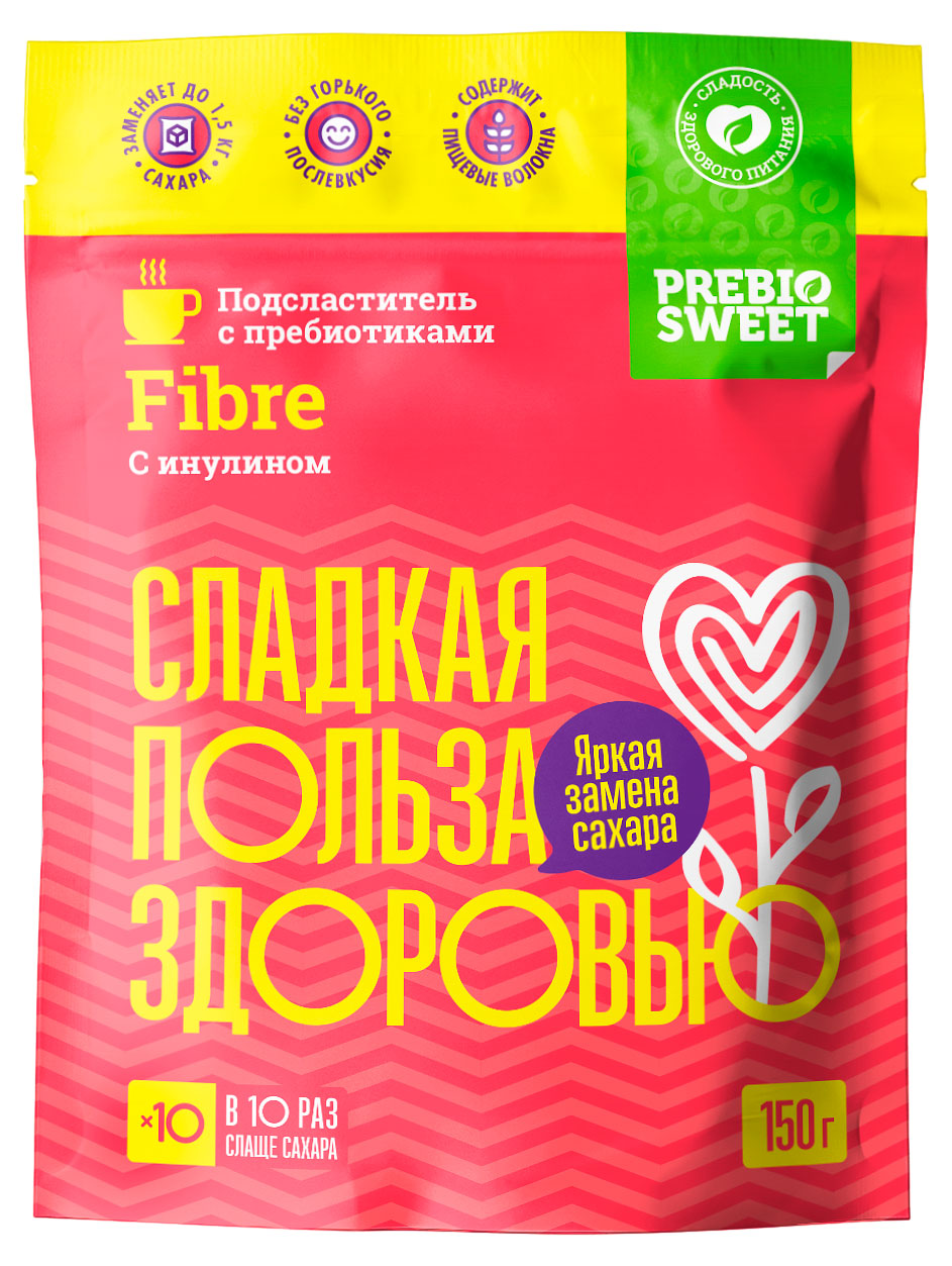 Подсластитель PrebioSweet Fibre с пребиотиками, 150 г