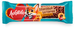 Батончик злаковый Любятово шоколадный, 25 г