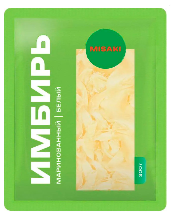 Имбирь Misaki маринованный белый Китай, 300 г