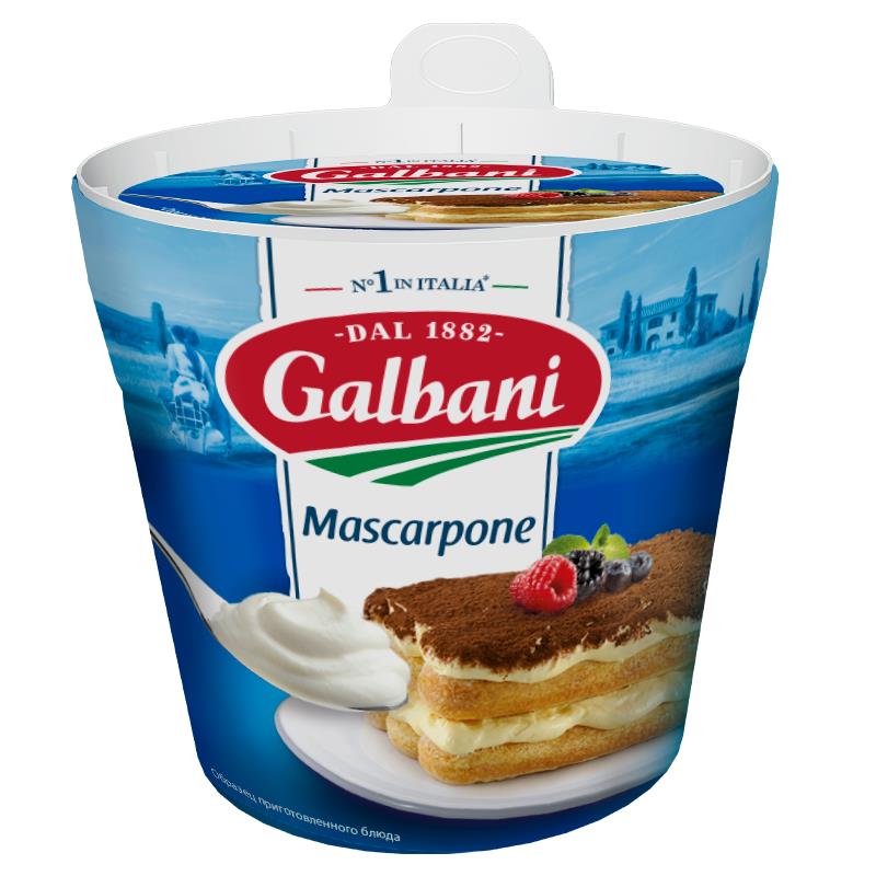 Сыр мягкий сливочный Galbani Маскарпоне 80% БЗМЖ Сербия, 250 г