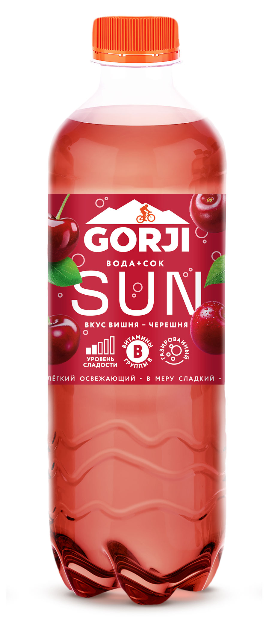 Напиток газированный Gorji со вкусом вишни и черешни, 500 мл