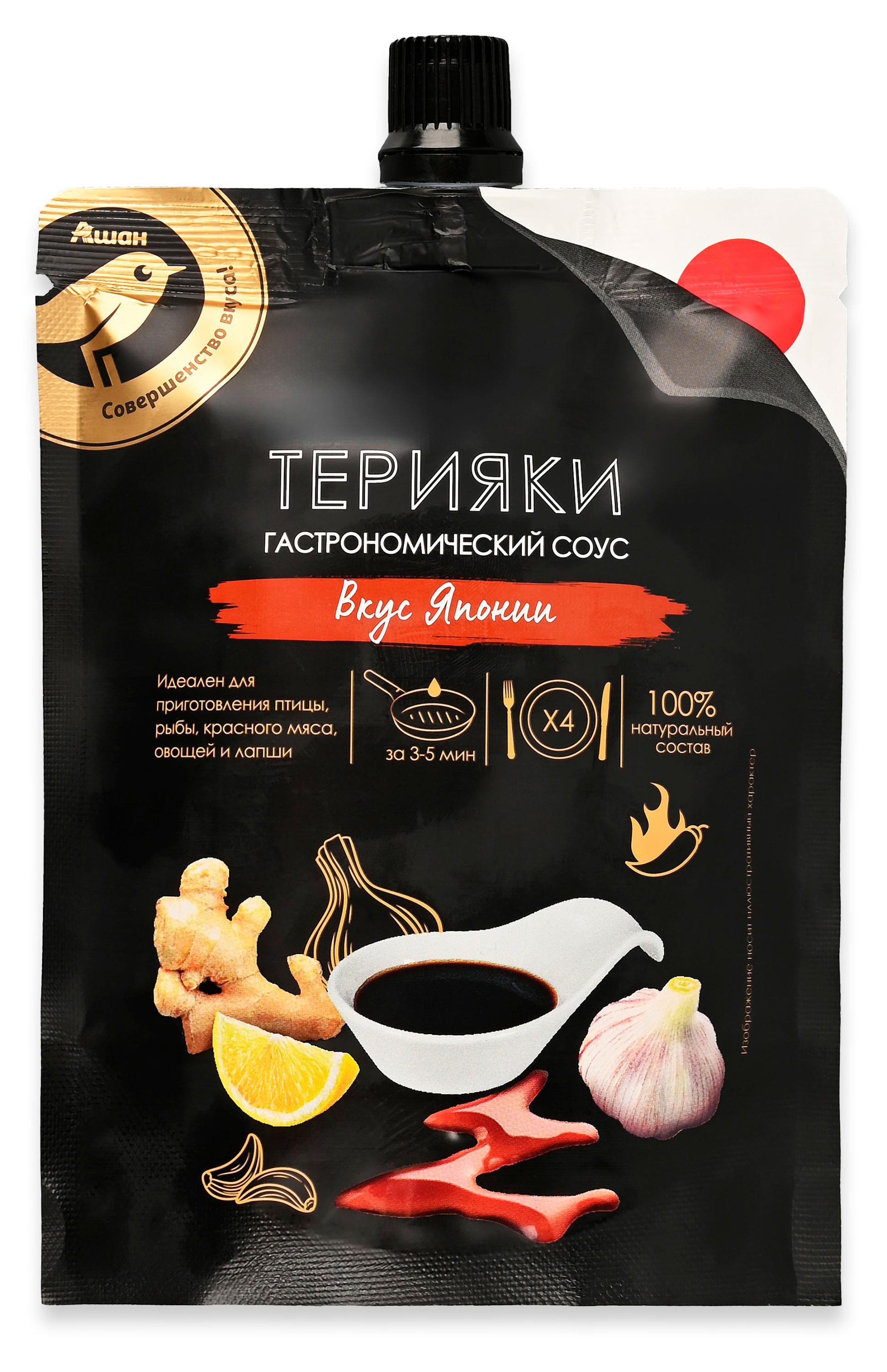 Соус АШАН Золотая птица Терияки, 180 мл