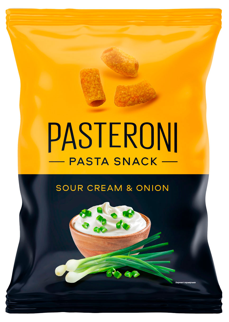 Снеки Pasteroni со вкусом сметаны и лука, 55 г