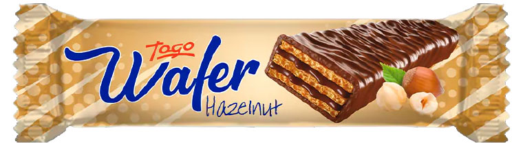 Вафли Wafer в шоколадной глазури с орехом Турция, 30 г