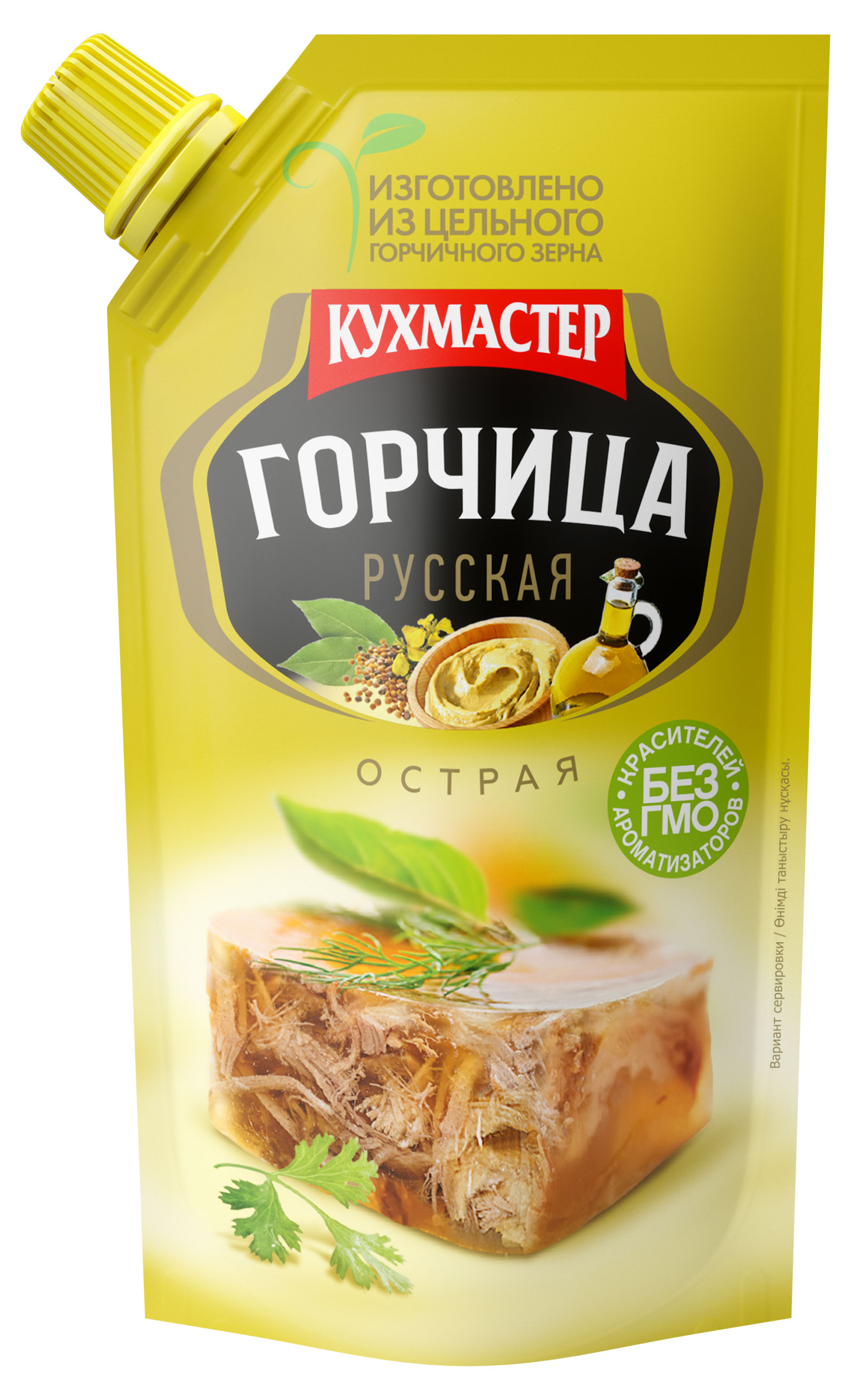 Горчица КУХМАСТЕР русская острая, 140 г
