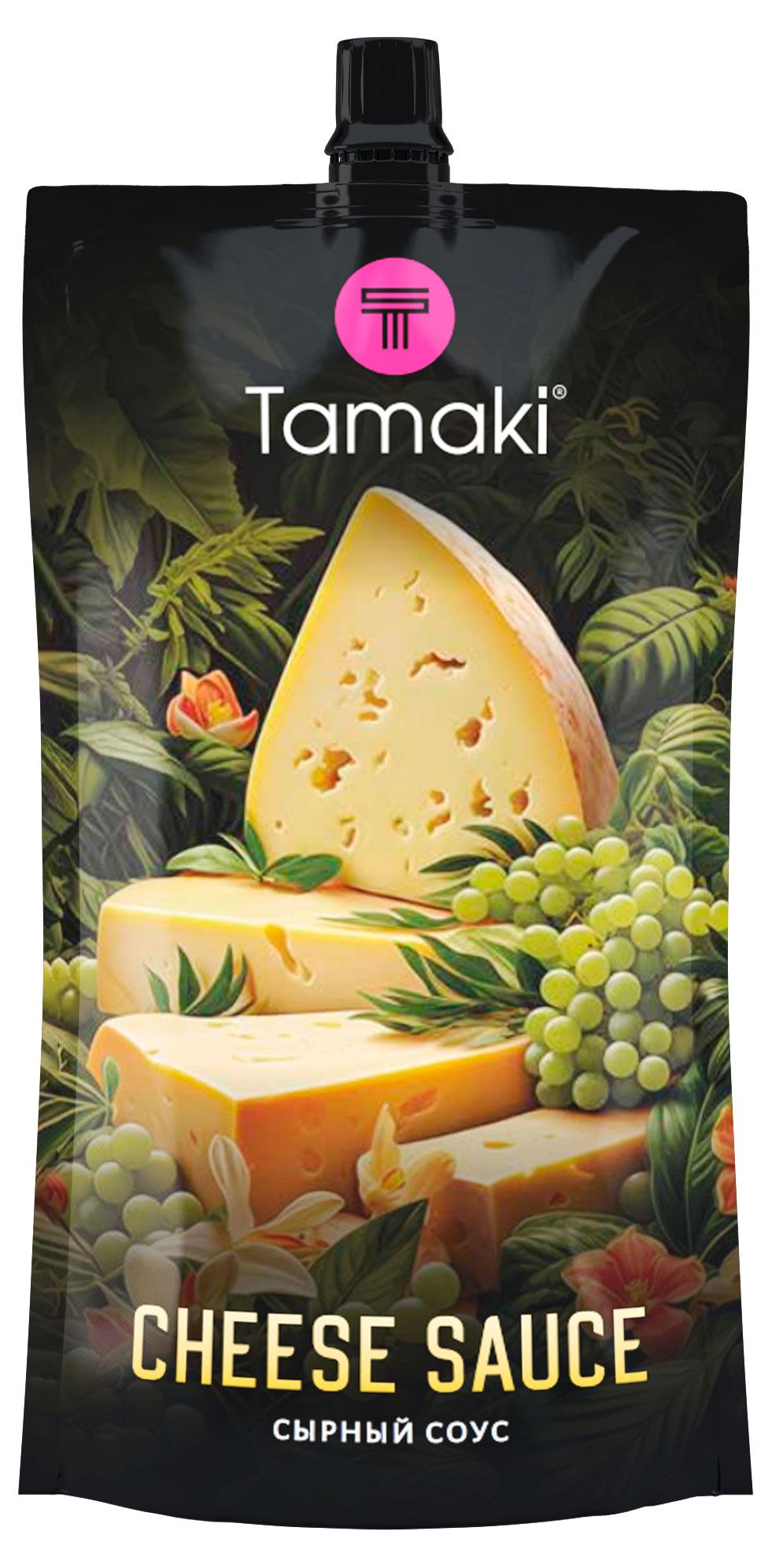 Соус сырный Tamaki с сыром чеддер для мяса бургеров картофеля фри, 200 мл