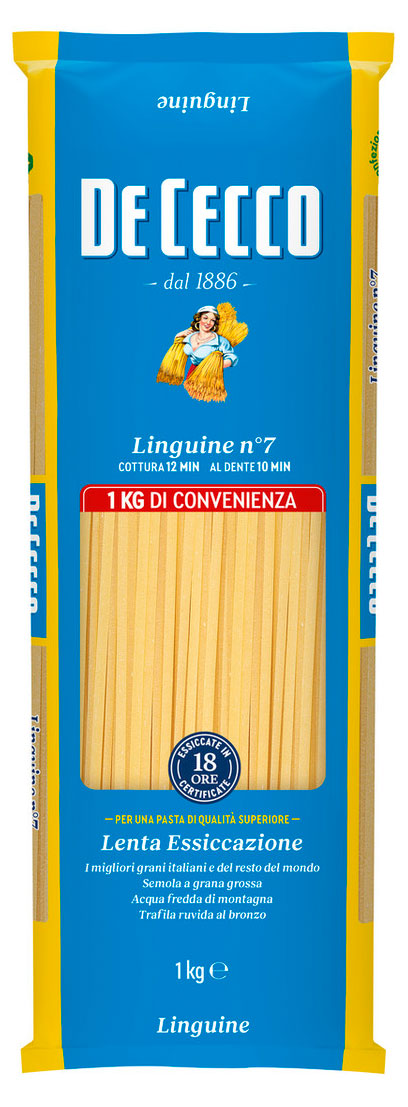 Макаронные изделия De Cecco Linguine Лингвине 7 Италия, 1 кг