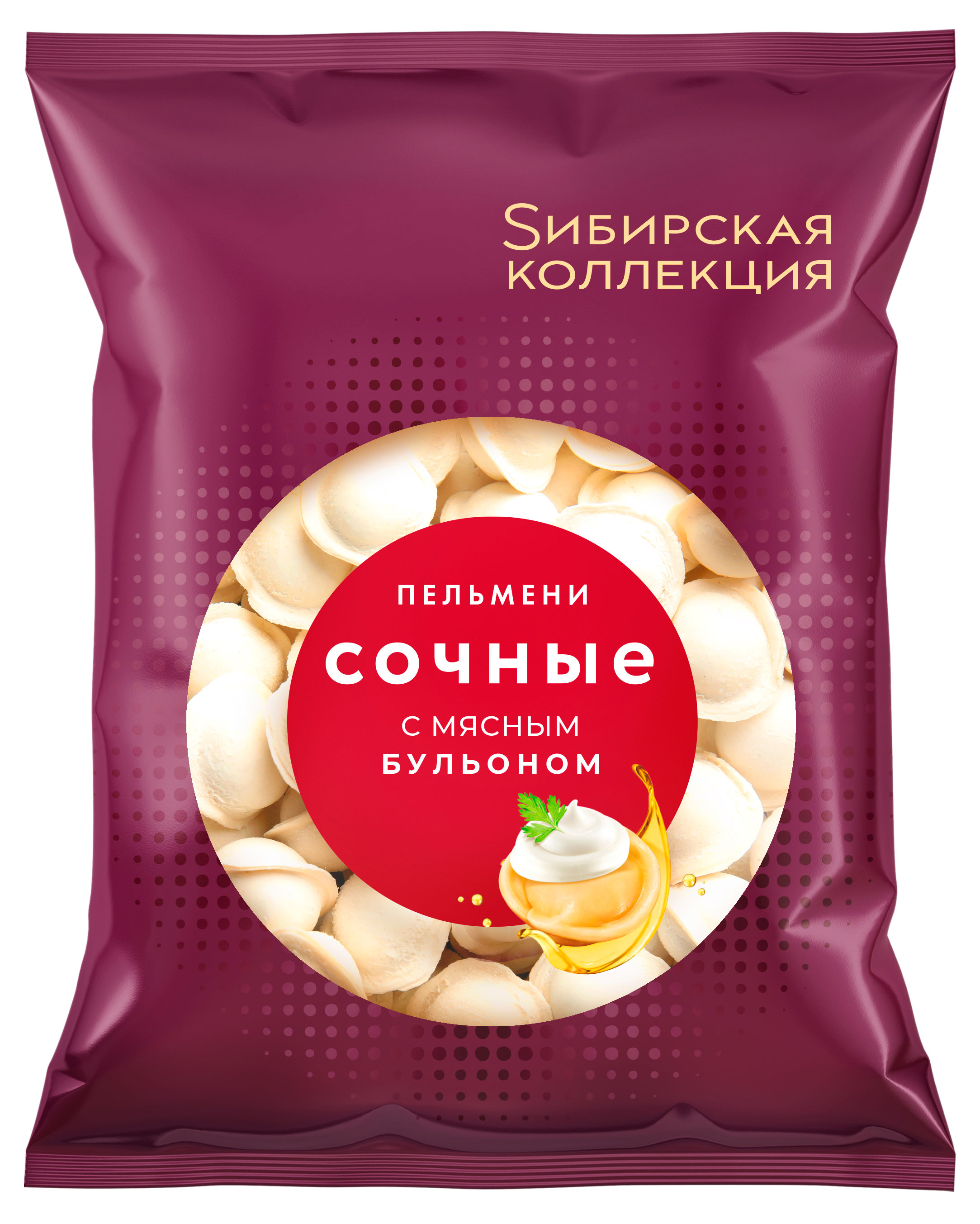 Пельмени Sибирская Коллекция Сочные с мясным бульоном, 400 г