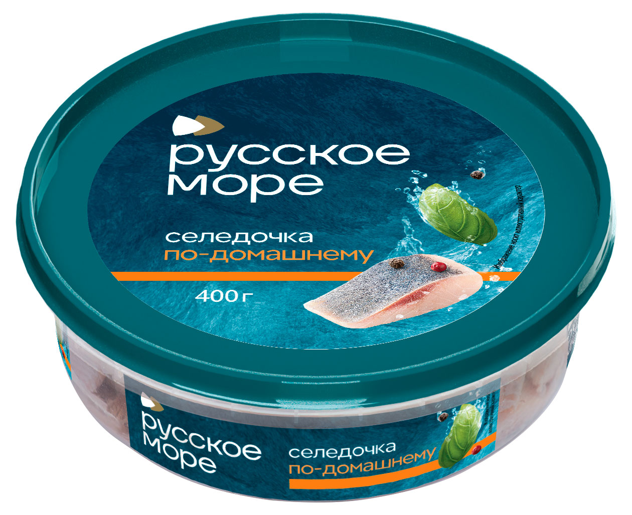 Сельдь слабосоленая Русское море по-домашнему филе-кусочки в масле Беларусь, 400 г