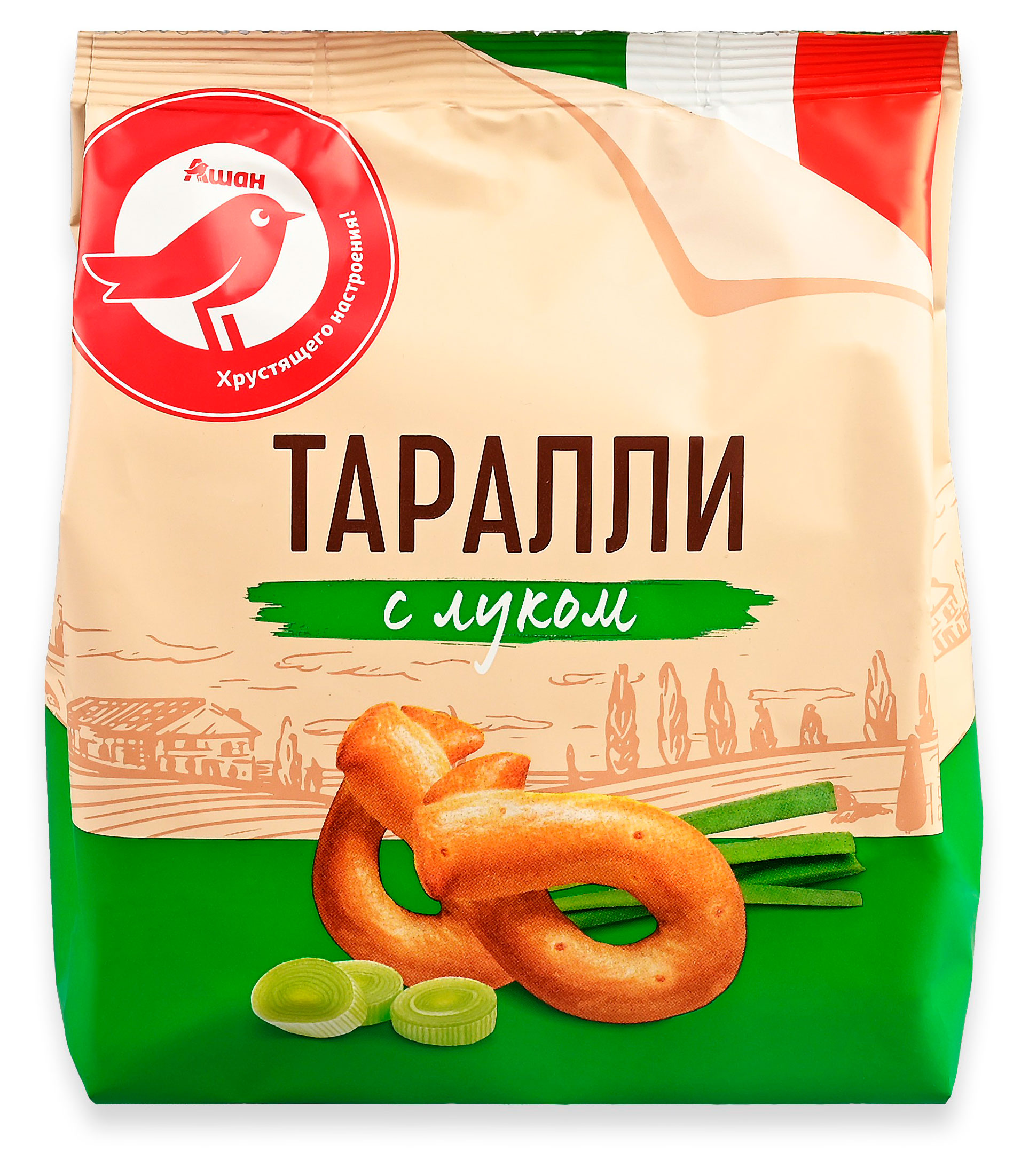 Таралли АШАН Красная птица с луком, 180 г
