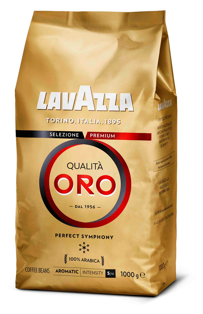 Кофе в зернах Lavazza Qualita Oro Италия, 1 кг