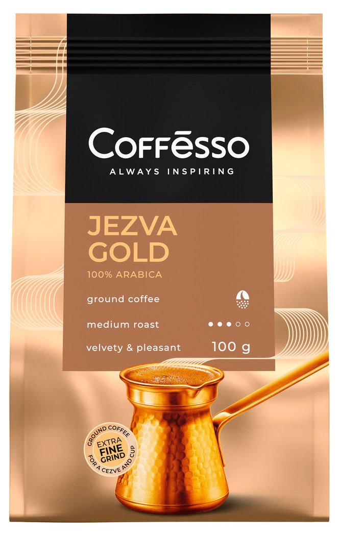 Кофе молотый Coffesso Jezva Gold, 100 г