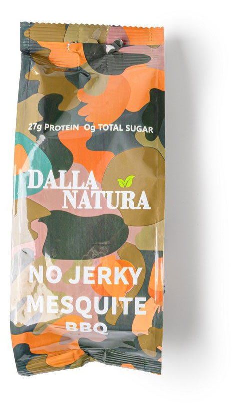 Мясные снеки сыровяленые Барбекю Dalla Natura BBQ No Jerky Mesquite из свинины остро-пряные, 28 г