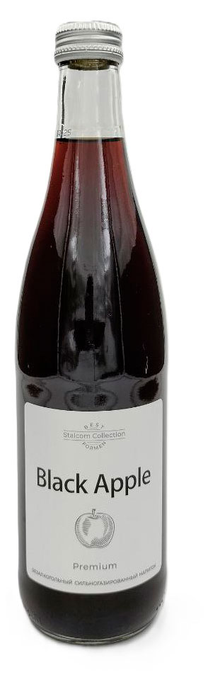 Напиток газированный Stalcom Collection Black Apple, 0,5 л