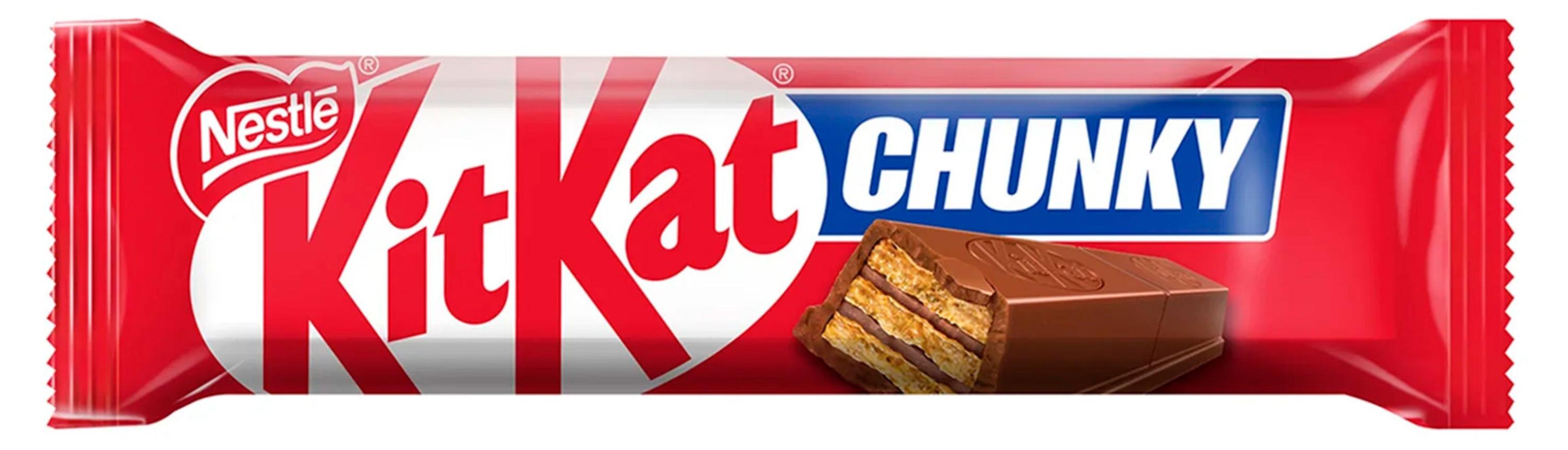 Батончик шоколадный KitKat Chunky хрустящая вафля в молочном шоколаде Турция, 38 г
