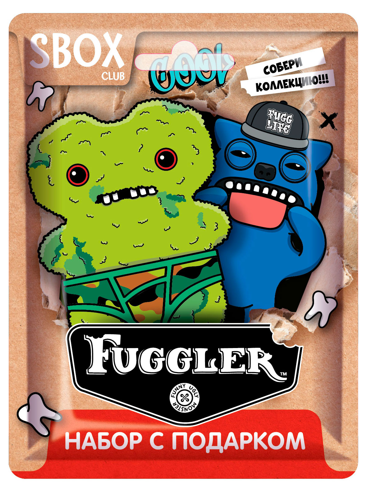 Набор Sbox club Fuggler мармелад жевательный с подарком, 10 г