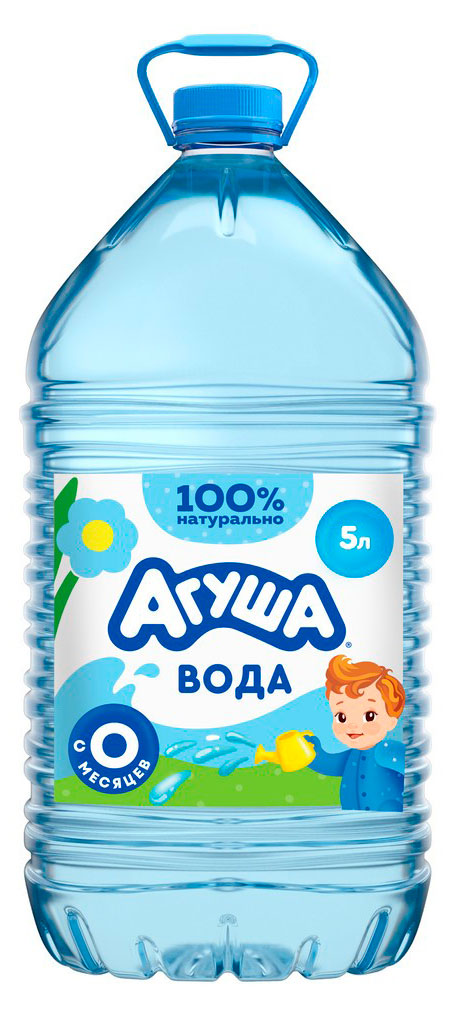 Вода питьевая детская Агуша для новорожденных, 5 л