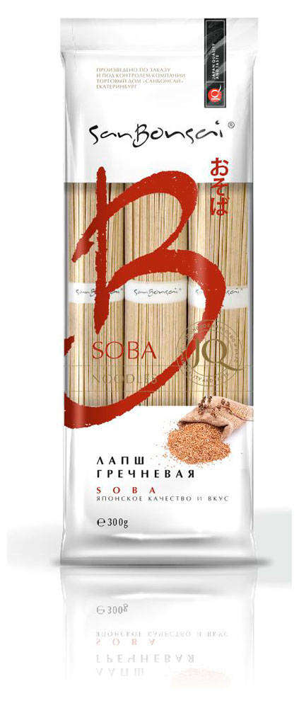 Макаронные изделия SanBonsai Soba лапша, 300 г
