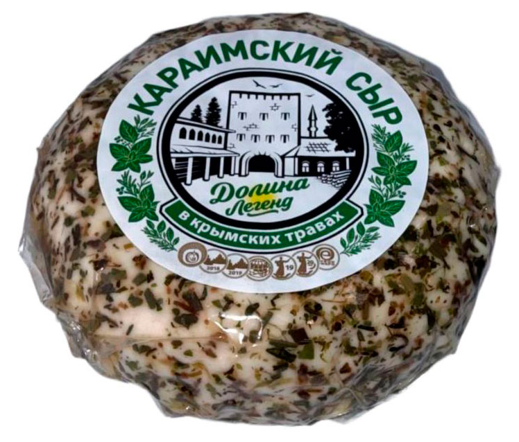 Сыр мягкий Караимский в крымских травах Долина Легенд 50% БЗМЖ, 300 г