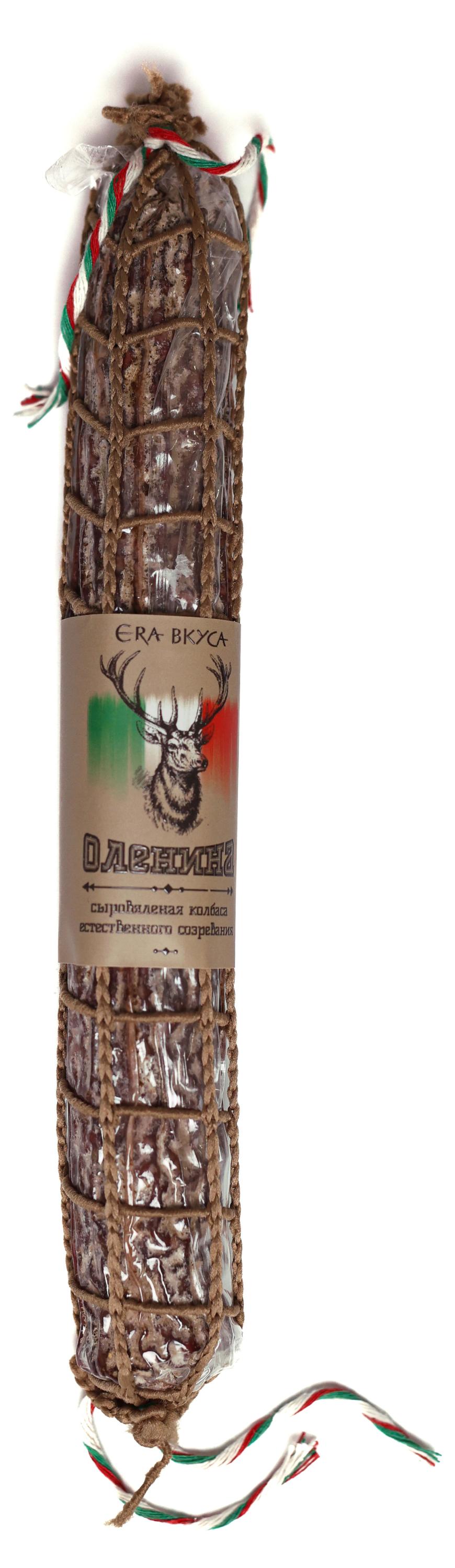 Колбаса сыровяленая Эра Вкуса Салями Оленина, 200 г