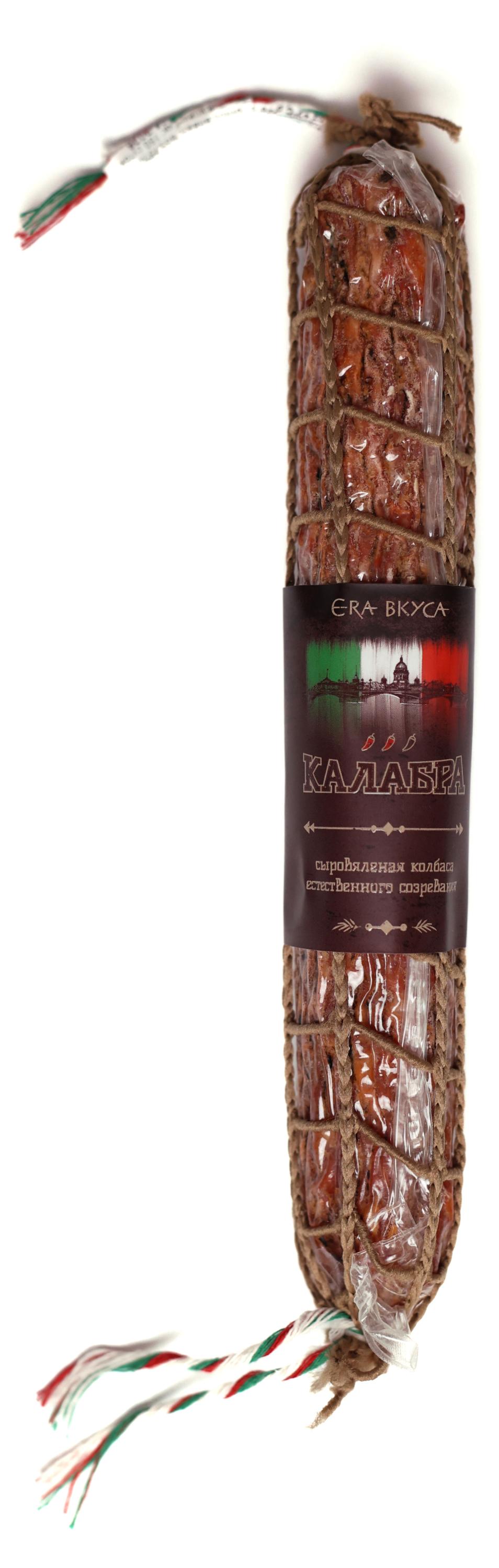 Колбаса сыровяленая Эра Вкуса Салями Калабра, 200 г