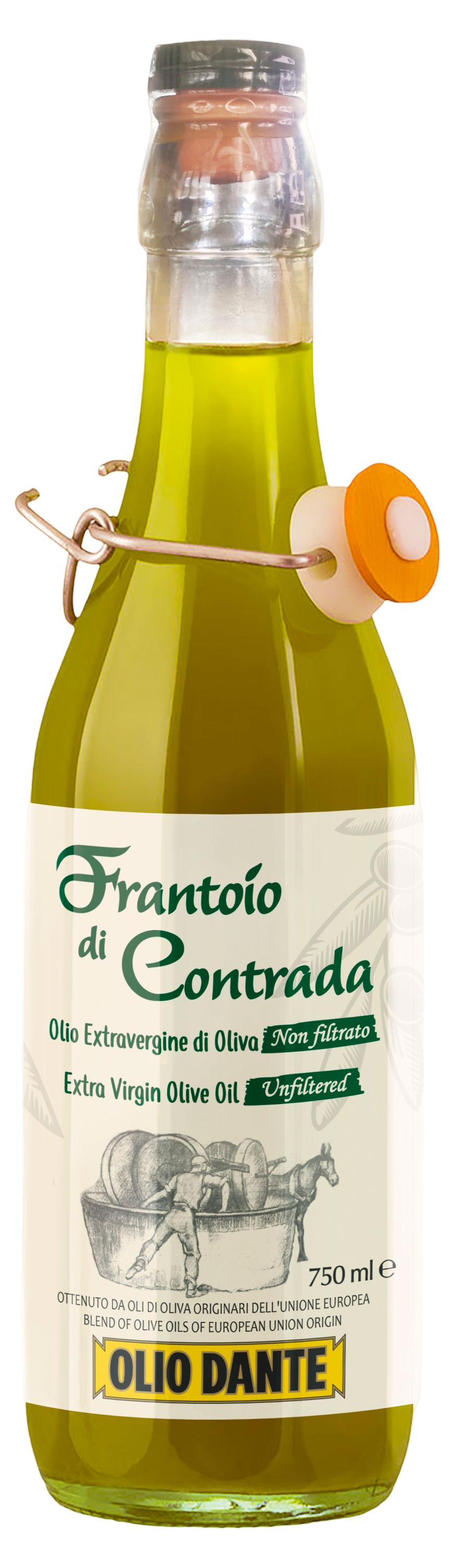 Масло оливковое Olio Dante Extra Virgin нерафинированное Италия, 750 мл