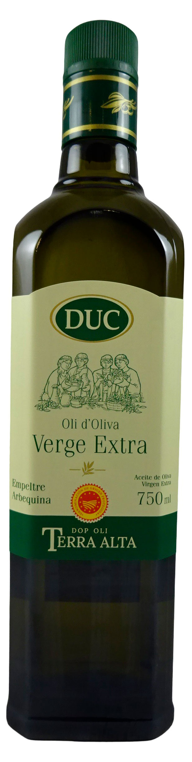Масло оливковое Duc Terra Alta Extra Virgin нерафинированное Испания, 750 мл