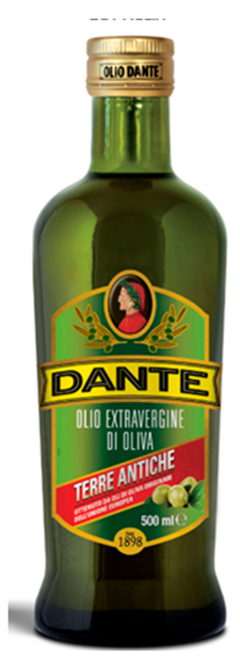 Масло оливковое Olio Dante Terre Antiche Extra Virgin нерафинированное Италия, 500 мл