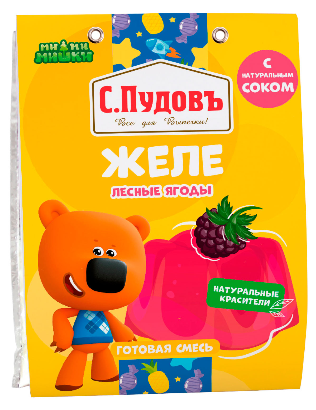 Смесь для приготовления С.Пудовъ Желе лесные ягоды, 45 г
