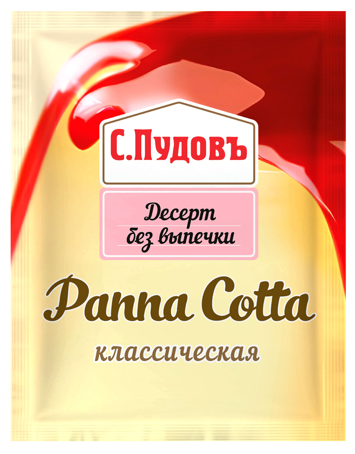 Смесь для приготовления С.Пудовъ Десерт без выпечки Панна Котта Классическая, 70 г