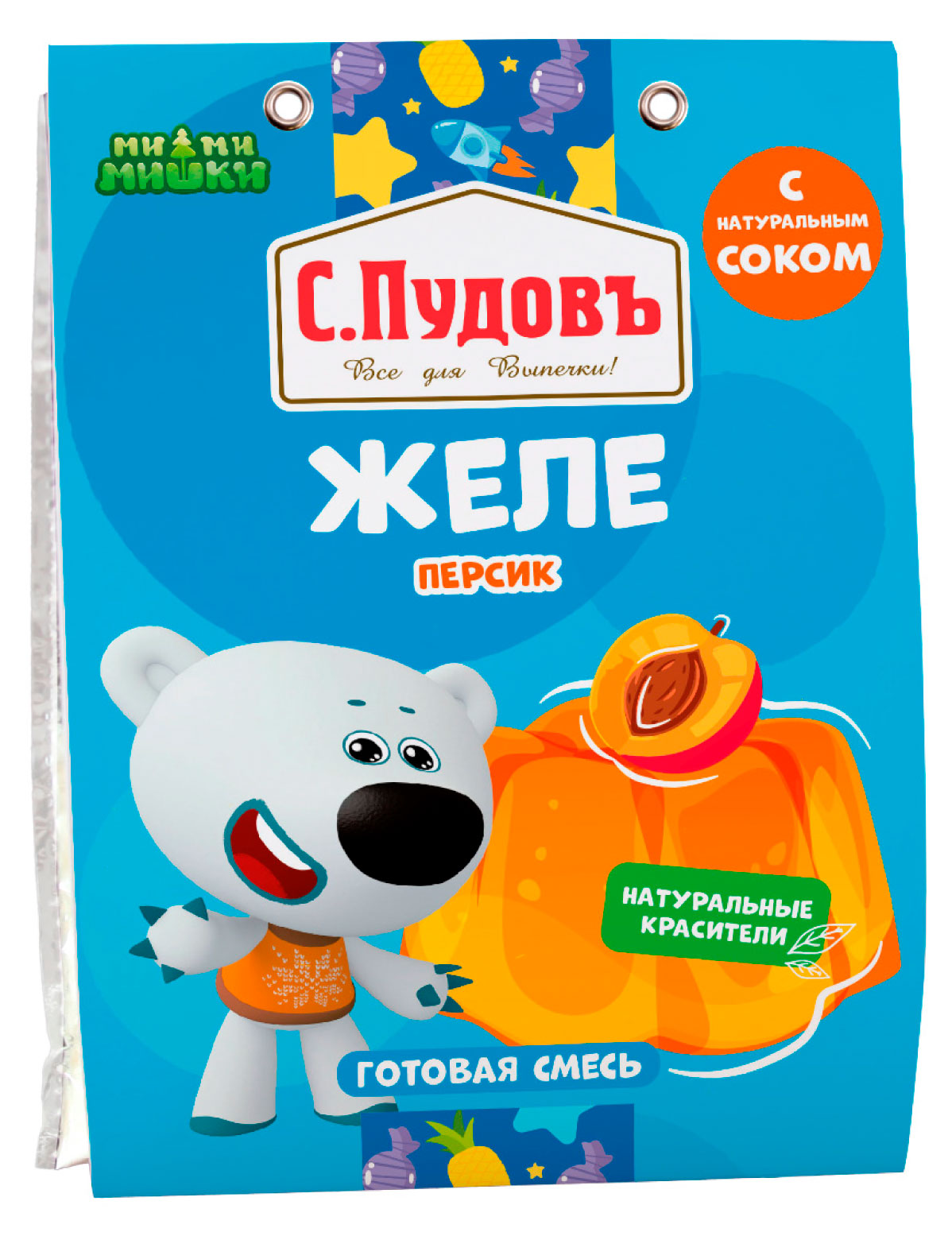 Смесь для приготовления С.Пудовъ Желе персик, 45 г