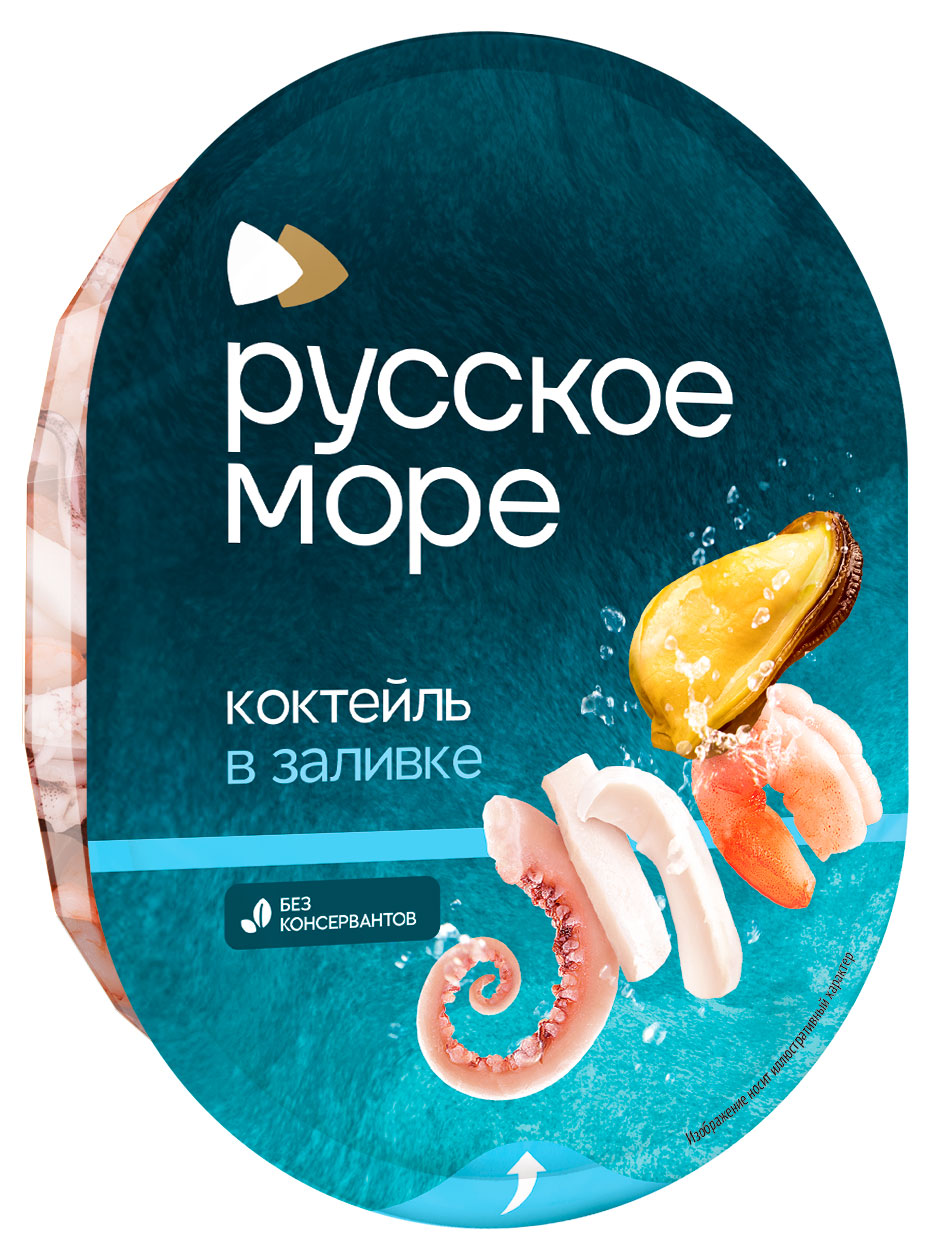 Коктейль из морепродуктов Русское море в заливке Беларусь, 180 г