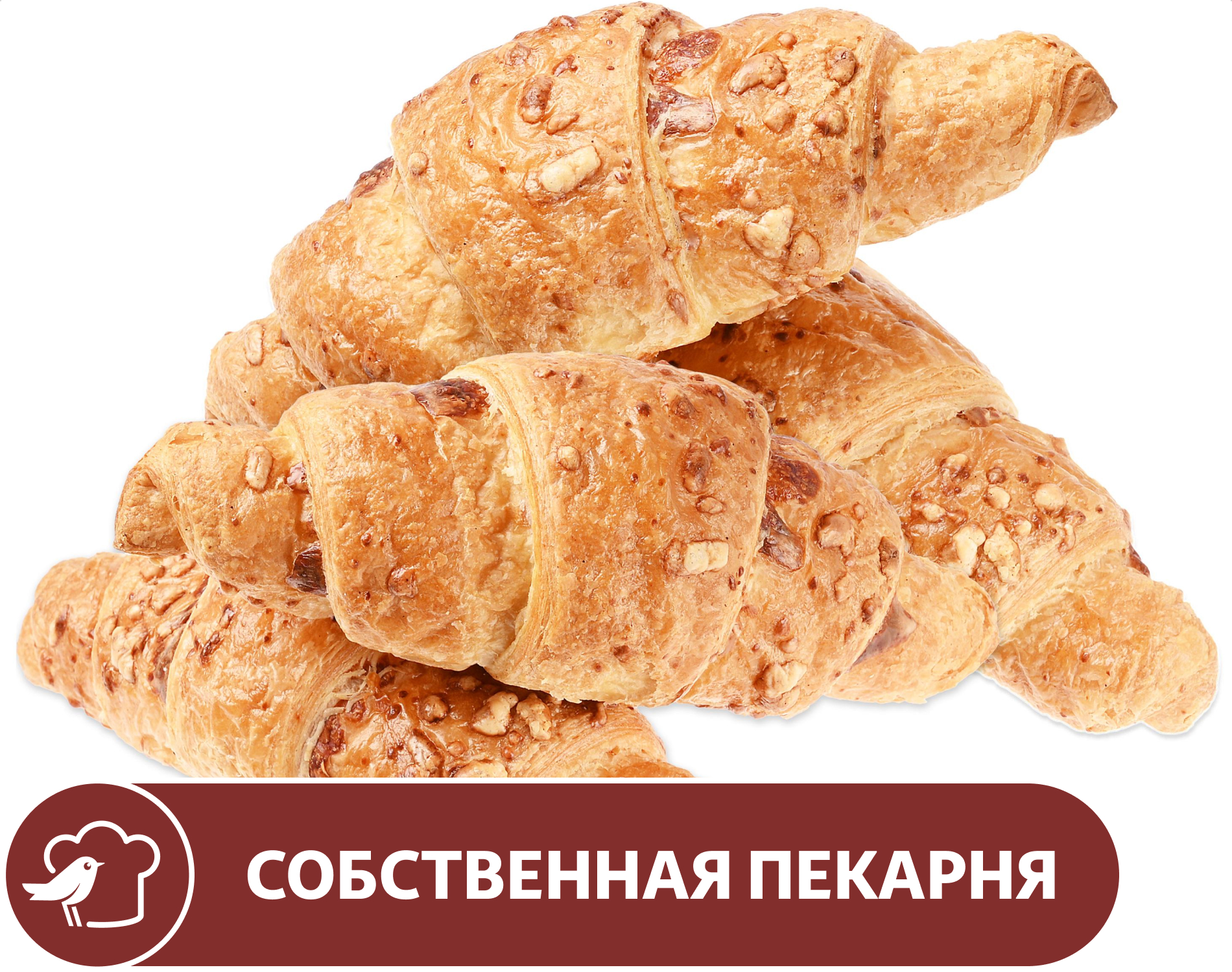 Круассан АШАН с сыром, 65 г х 4 шт
