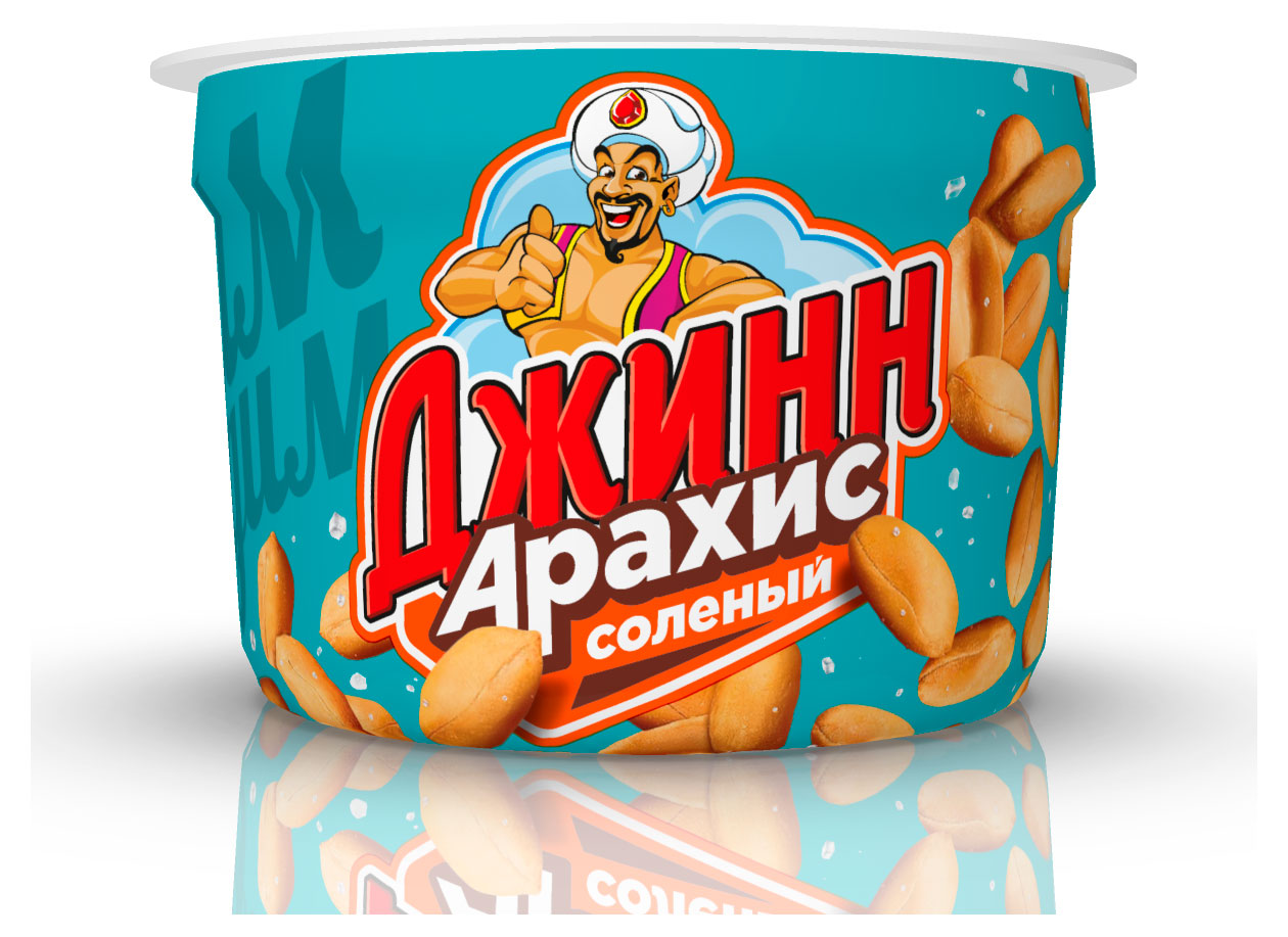 Арахис Джинн жареный соленый, 130 г