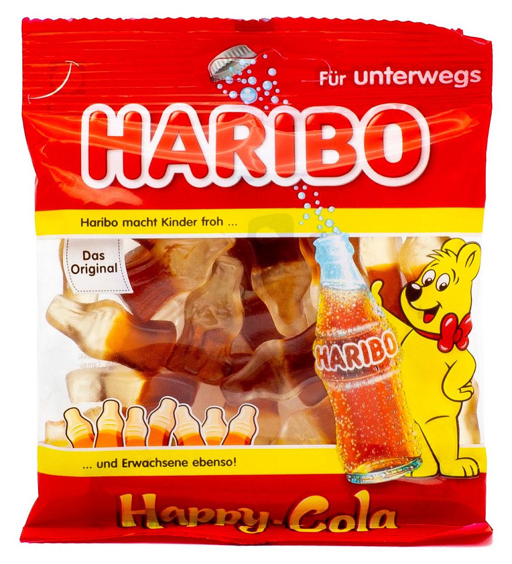 Мармелад жевательный Haribo Happy Cola Германия, 100 г
