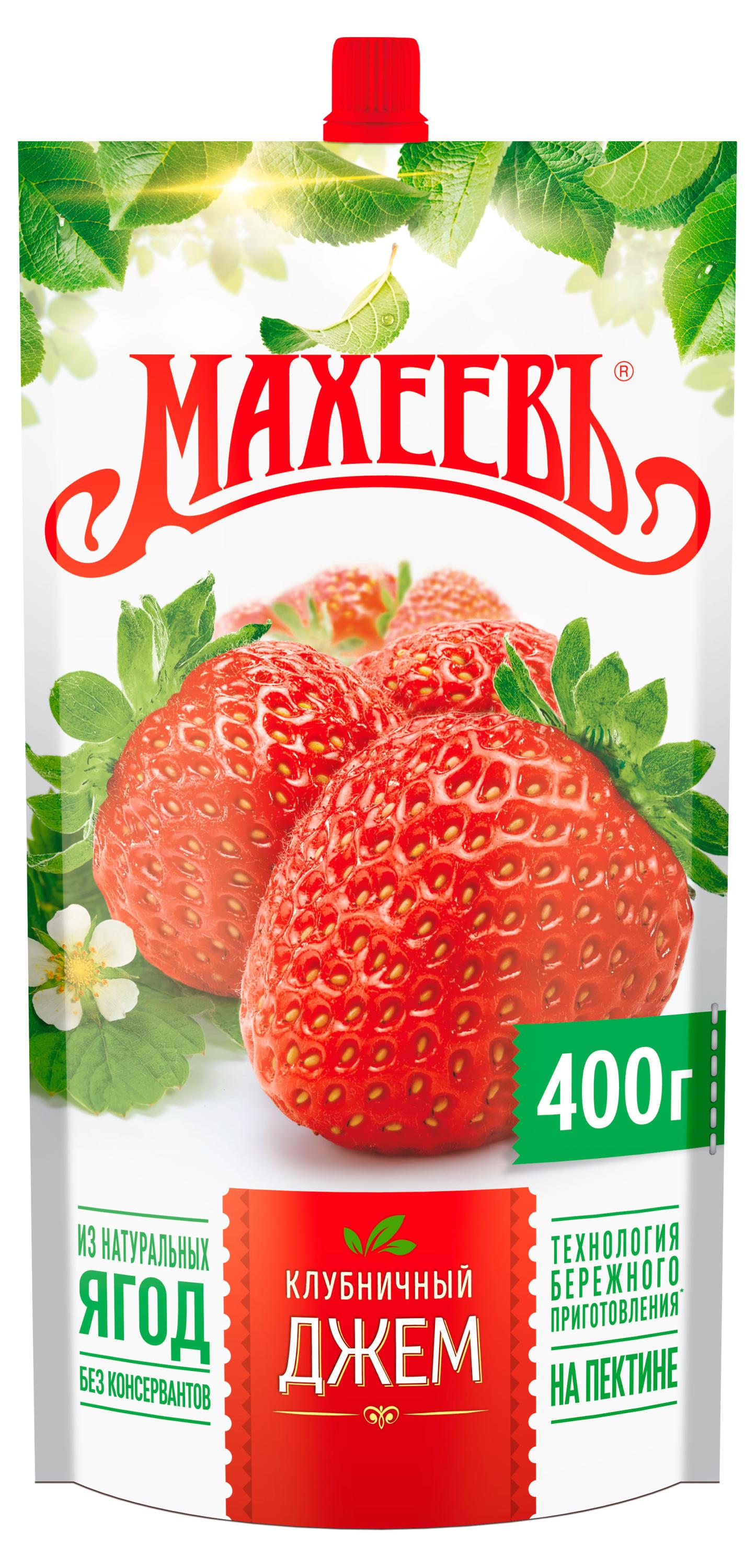 Джем МАХЕЕВЪ Клубничный, 400 г
