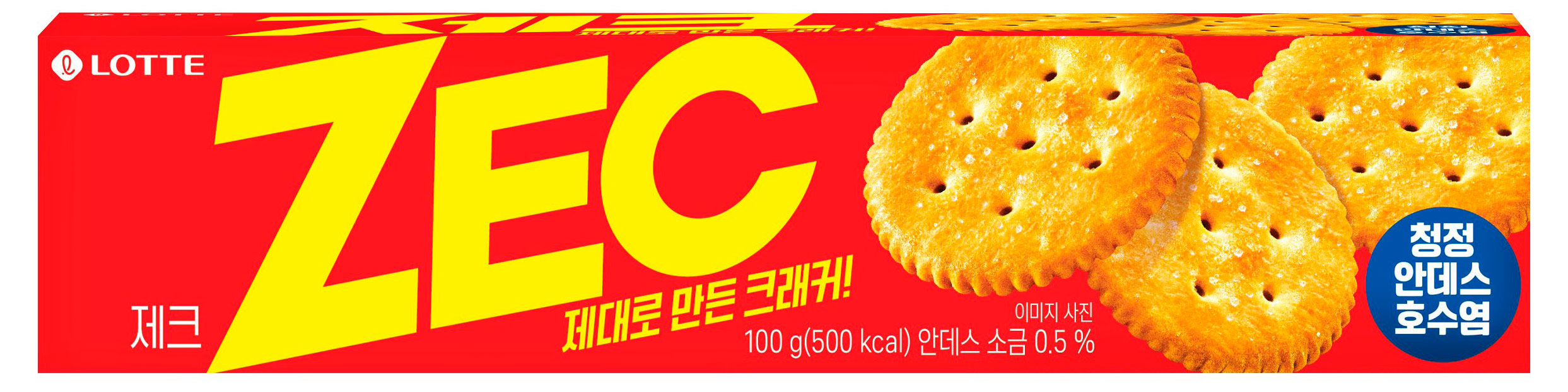 Крекер Lotte Zec со вкусом сыра Корея, 100 г
