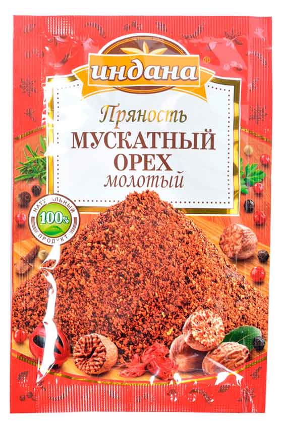 Орех мускатный Индана молотый, 15 г