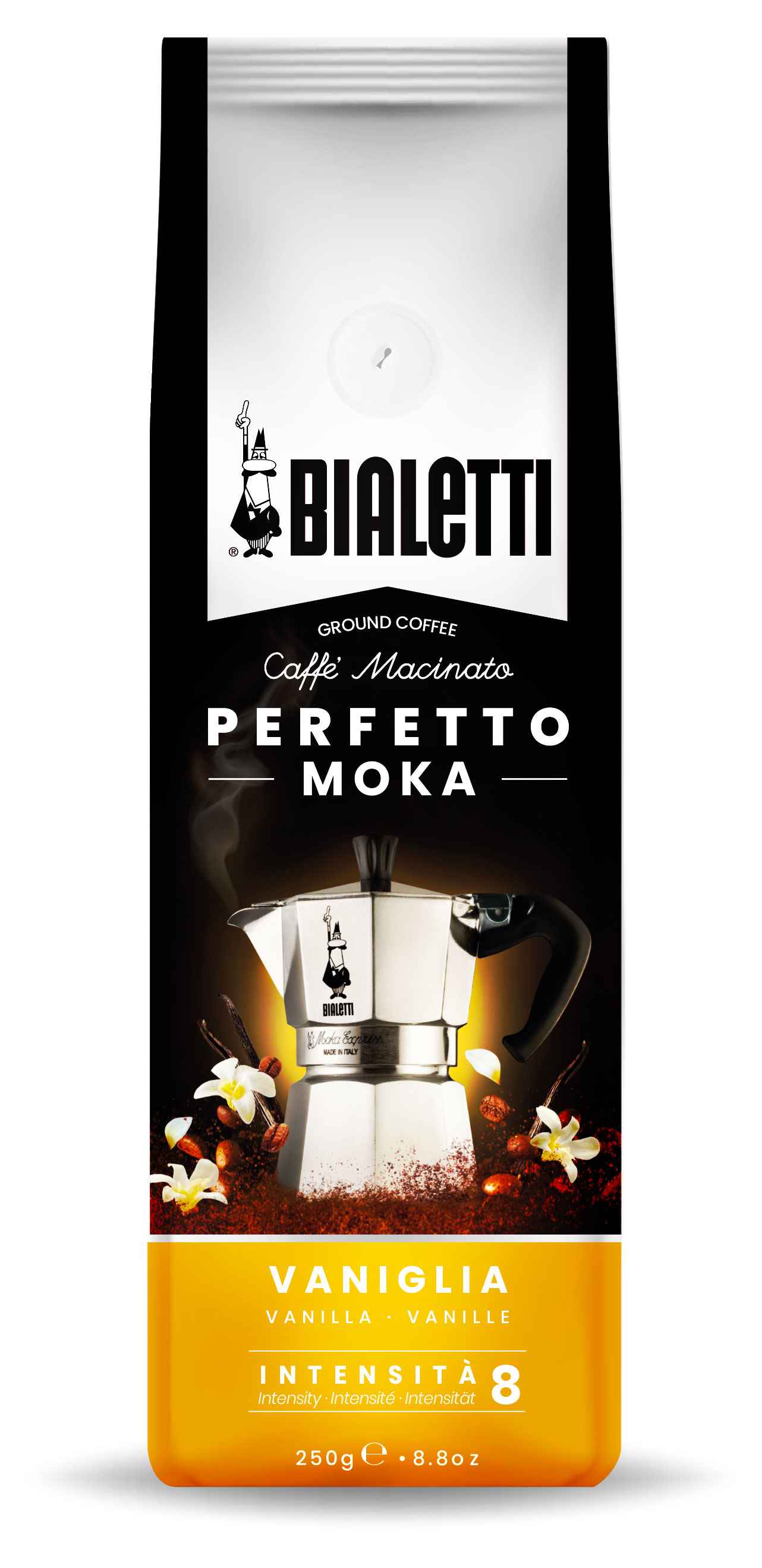 Кофе молотый Bialetti Vaniglia Италия, 250 г