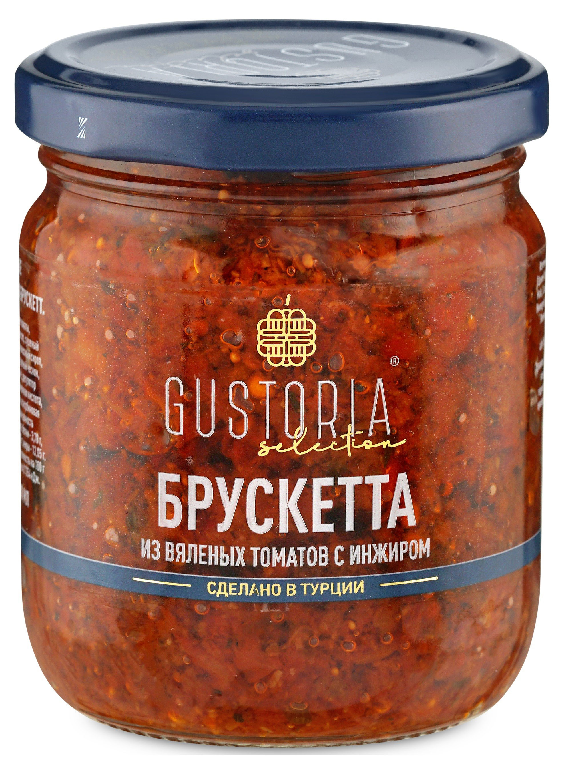 Брускетта Gustoria из вяленых томатов с инжиром Турция, 210 мл