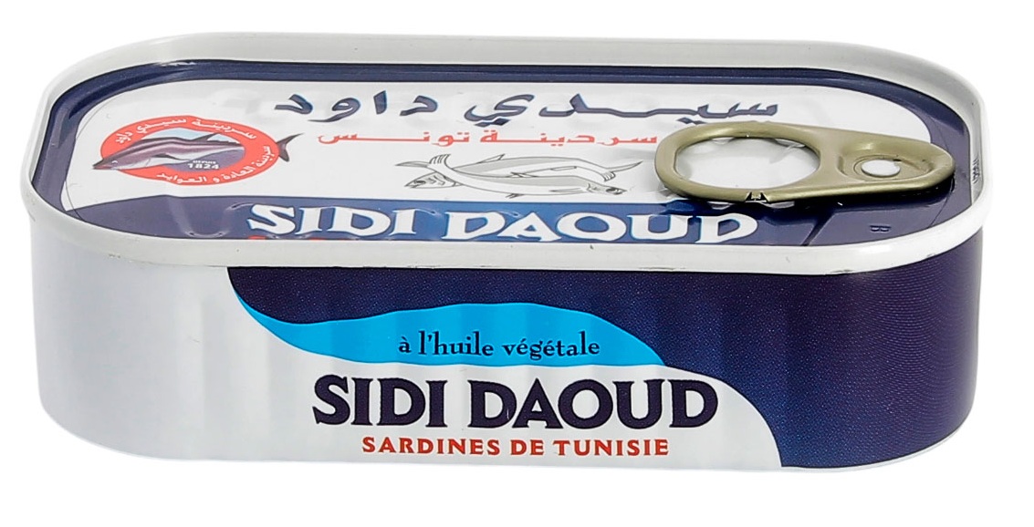 Сардины Sidi Daoud в масле Тунис, 120 г