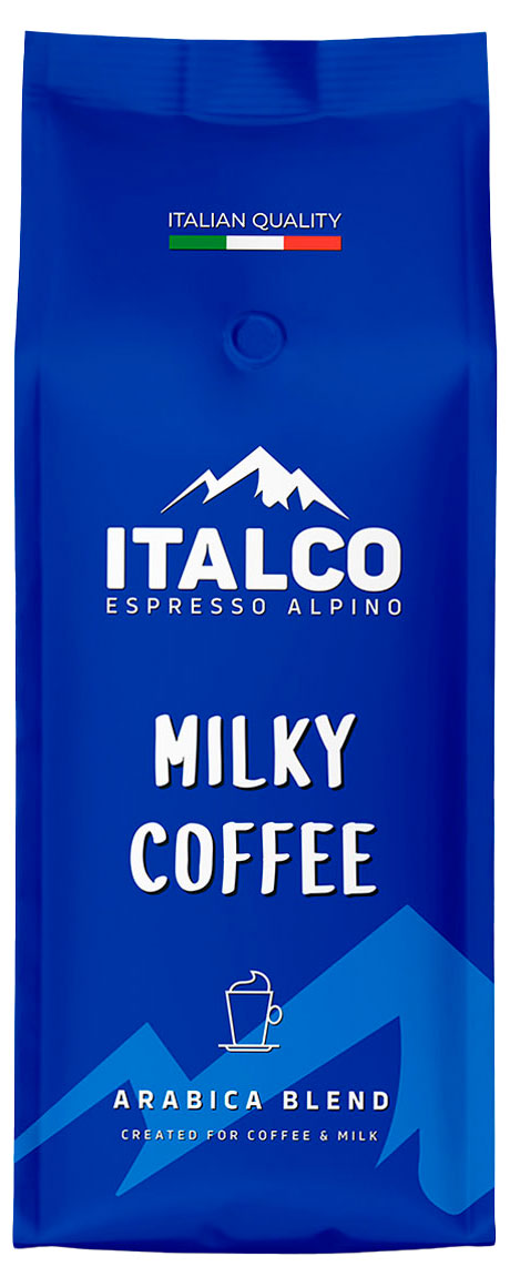 Кофе зерновой Italco Espresso Alpino Milky Coffee, 500 г