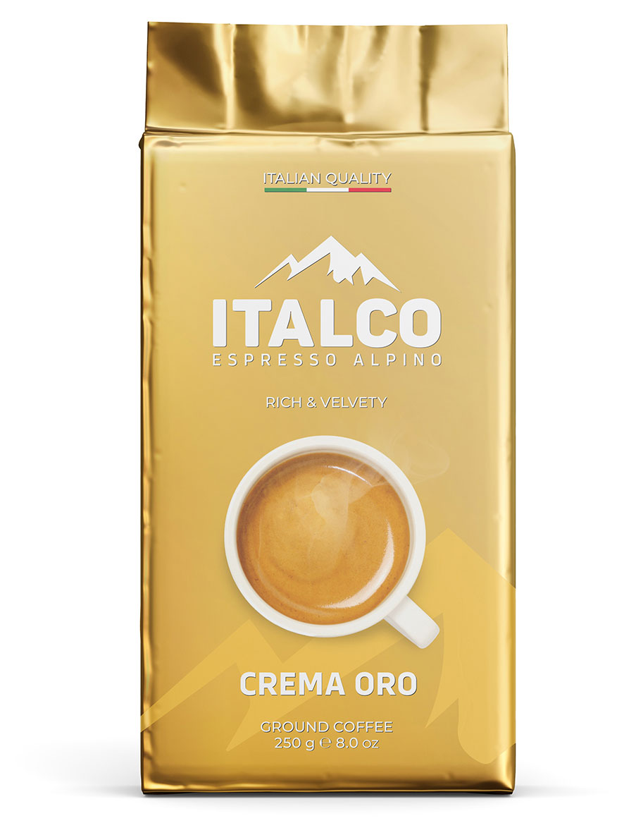 Кофе молотый Italco Espresso Alpino Crema Oro, 250 г