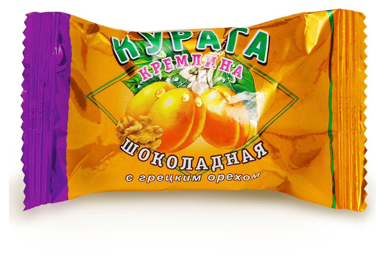 Конфеты Кремлина Курага с грецким орехом, вес