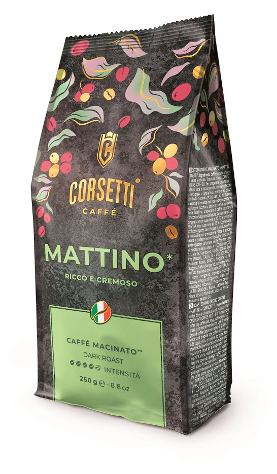 Кофе молотый CORSETTI Mattino, 250 г