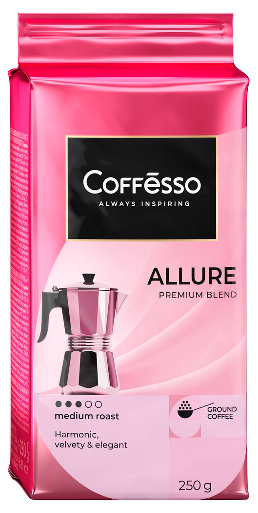 Кофе молотый Coffesso Allure, 250 г