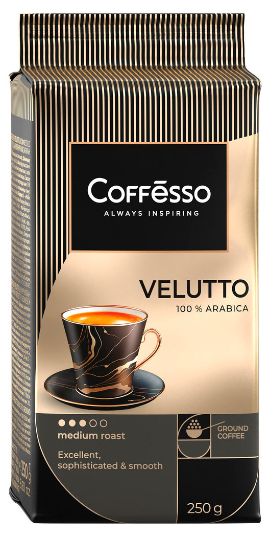 Кофе молотый Coffesso Velutto, 250 г