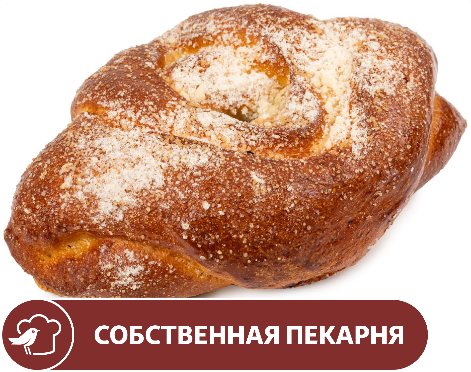 Сдоба АШАН с абрикосовым джемом, 100 г