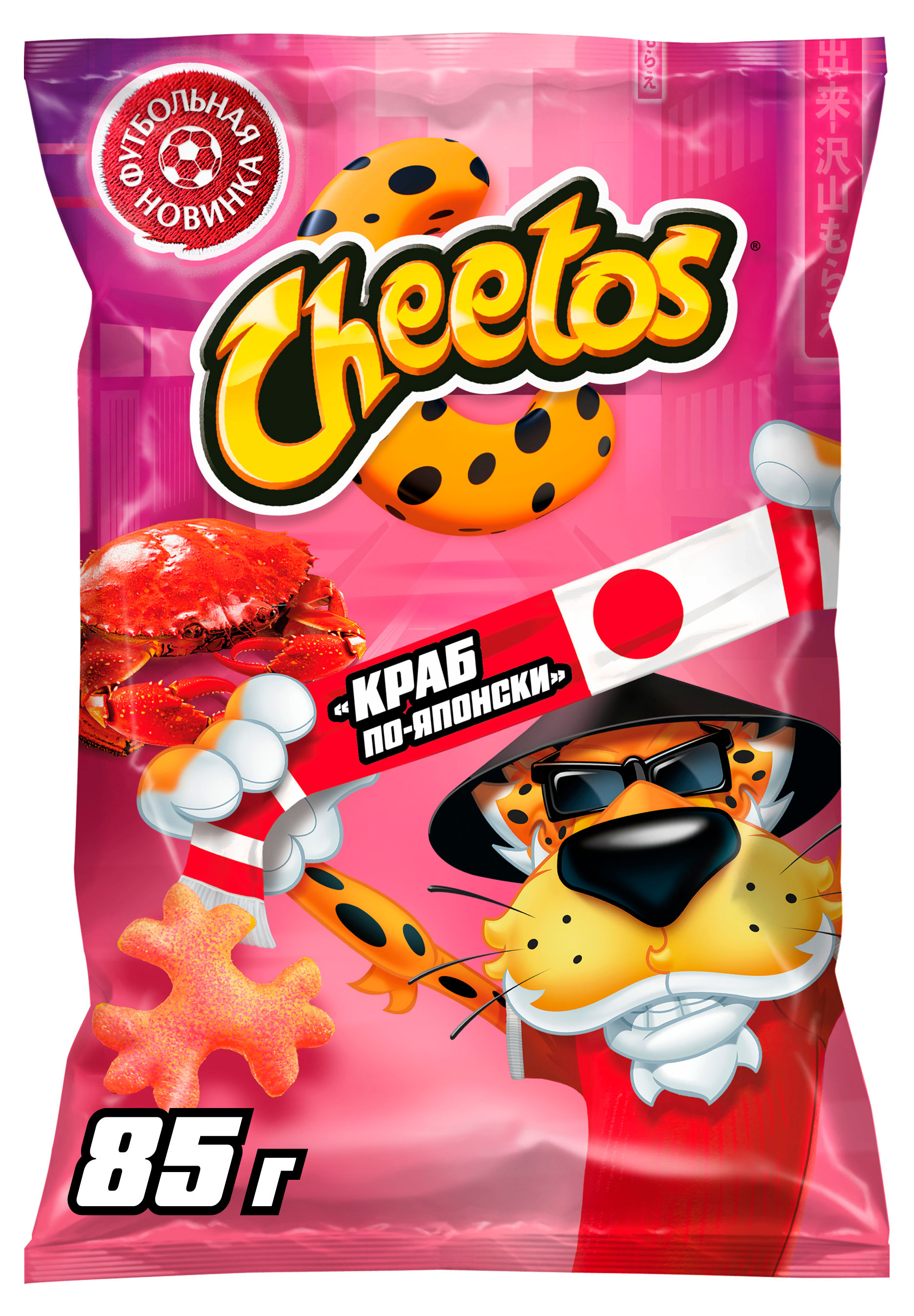 Снеки кукурузные Cheetos Краб по-японски, 85 г