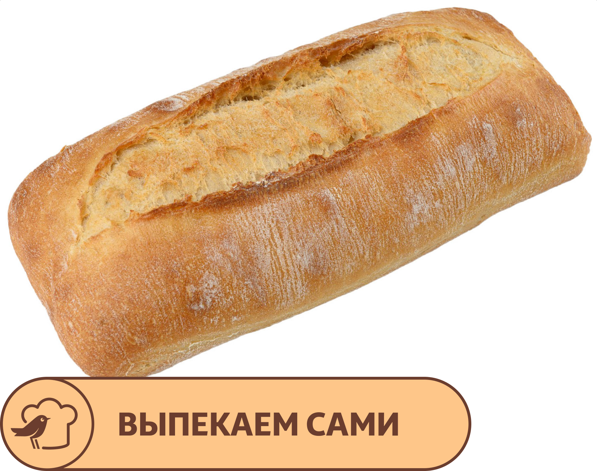 Чиабатта АШАН Рустик, 280 г